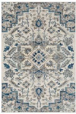 Mohawk Home Pandora Floral Ornamental Medallion Woven Area Rug