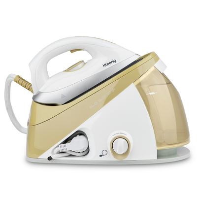 H.Koenig V28 hochdruck Dampfbügelstation / gleichbleibender Dampfausstoß: max 150 g/min / horizontale und vertikale Dampfstoßfunktion