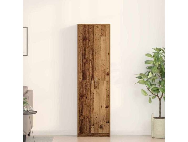 Moderne Haut Armoire Vaisselier - Bois Ancien - 55x25x189 cm - Bois d'ingénierie - Armoire de chambre @FR 7972
