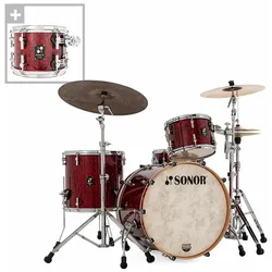 Sonor Momentum Maple - Red Pearl Drumset 4pcs. 10" x 7,75", 12" x 8,5", 16" x 15... - Schlagzeug