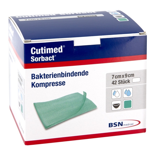 BSN medical GmbH Cutimed Sorbact Kompressen 7x9 cm 07348657