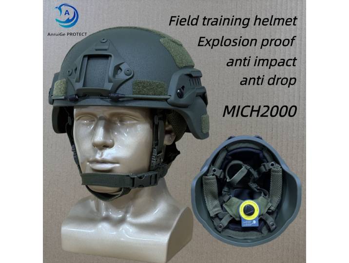 Casque tactique Wendy anti-émeute et anti-choc, casque d'entraînement sur le terrain en fibre de verre de haute qualité, protection MICH FAST