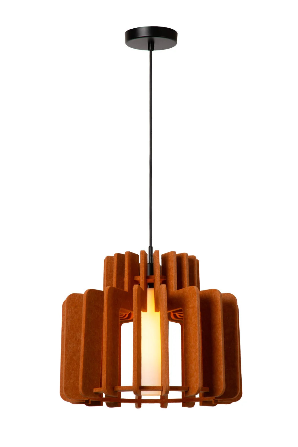 Lucide ROLLO Hanglamp Terracotta - Diameter: 40 cm