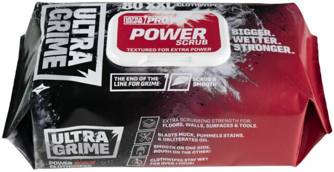 nuvik Power Chiffons de nettoyage et de frottement 80 pièces / pack professionnel grand format (DE5920)