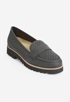 Women's The Essence Slip On Loafer by Comfortview in Black (Size 11 M)