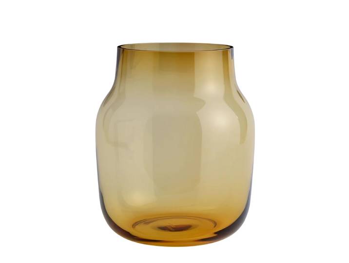 Muuto - Silent Vase, Ø 20 cm, burnt orange