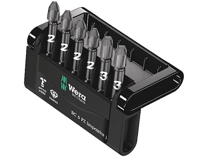 Wera Bit-Check 6 PZ Impaktor 1, 6-delig, 05057692001