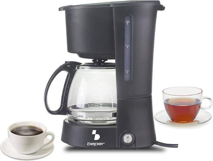 Beper BC.060 - Koffiezetapparaat met Filter - Filter Koffiezetapparaat - Koffiezetapparaat met Filterhouder - Koffiemachine met Filter - 0\,6L