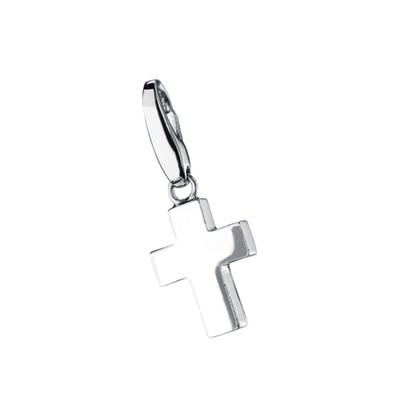 Charm Kreuz "Kreuz, Silber 925", silber, GIORGIO MARTELLO MILANO, Charms, Damen, Silber 925 (Sterlingsilber)