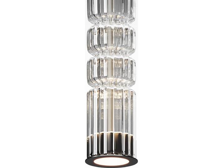 Maytoni Ordo LED Pendelleuchte 12W Chrom Glasröhre, 3000K Warmweiß IP20