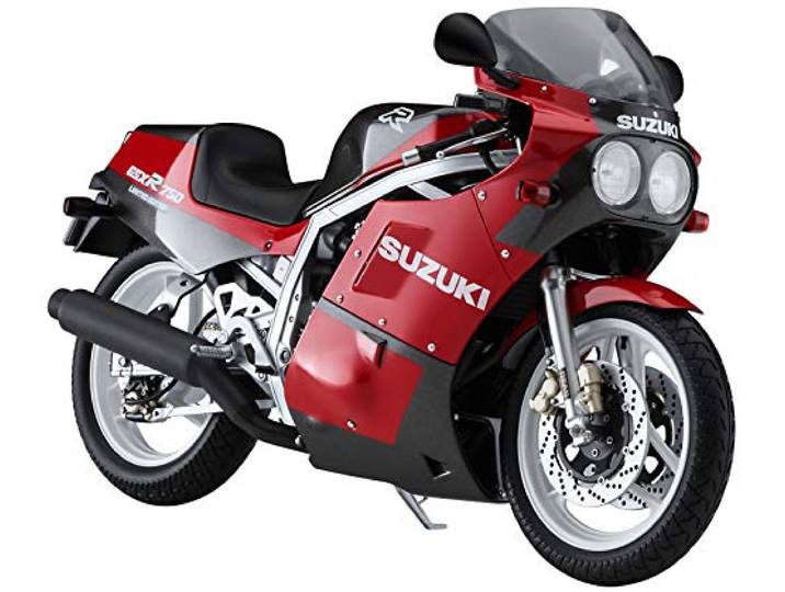 Hasegawa - 1/12 Suzuki Gsx-r750r (2/21) * - HAS621730- Model Making ?& ?Construction Toys (Hobbies and creative toys for kids)