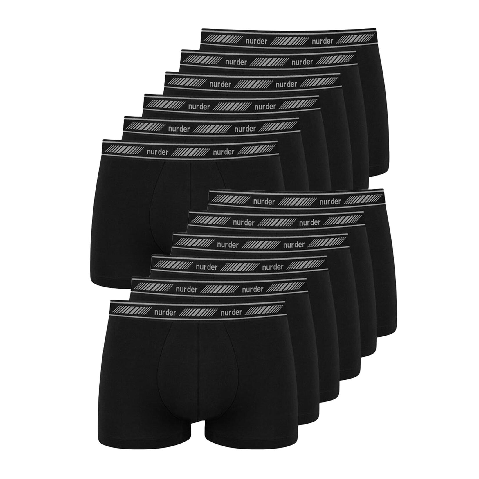 NUR DIE Herren Boxer 3D-Flex Classic Retroshorts 12er Pack