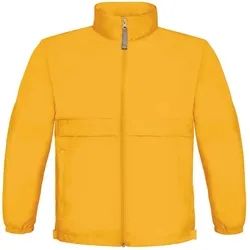 B&C Ungefütterter Kinder Windbreaker Sirocco JK950 gold 9/11 (134/146)