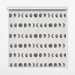 INNENROLLO - Fensterrollo - Rollo - 70x140 cm - Mondphasen