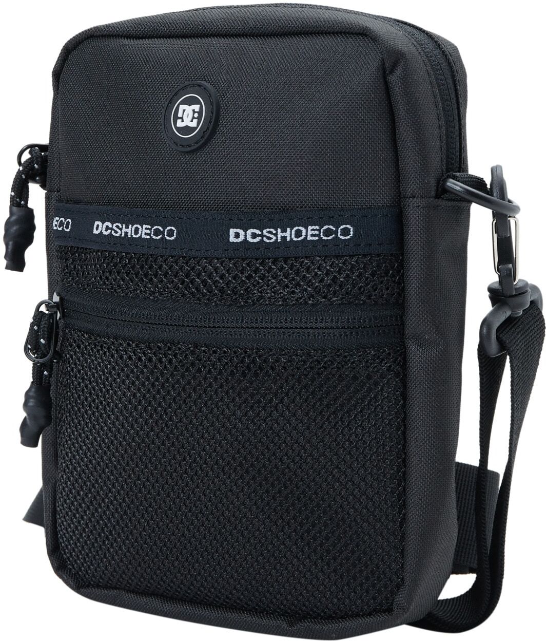 Schultertasche DC SHOES "Starcher", Herren, schwarz, Obermaterial: 100% Polyester., Taschen Schultertasche