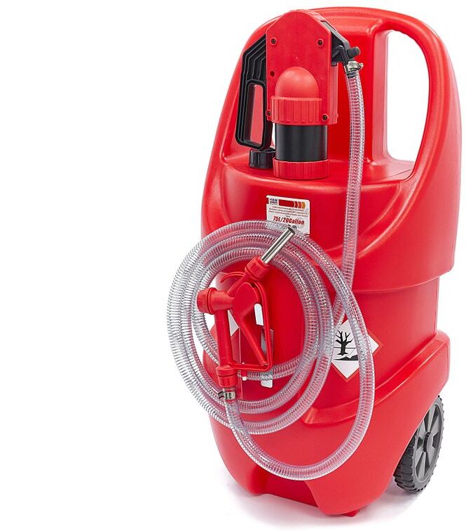 HBM cuve à carburant mobile, 75 L, pompe manuelle