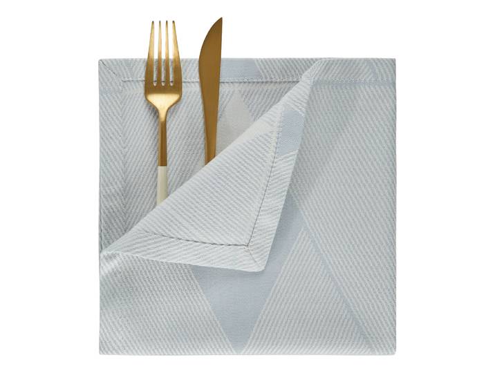 Serviette 42 x 0 x 42cm Bleu/Bleu clair