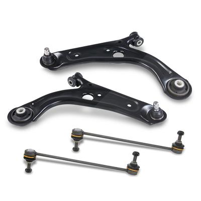 Atec 2x Querlenker + 2x Koppelstange vorne [Hersteller-Nr. 40788572] für Fiat