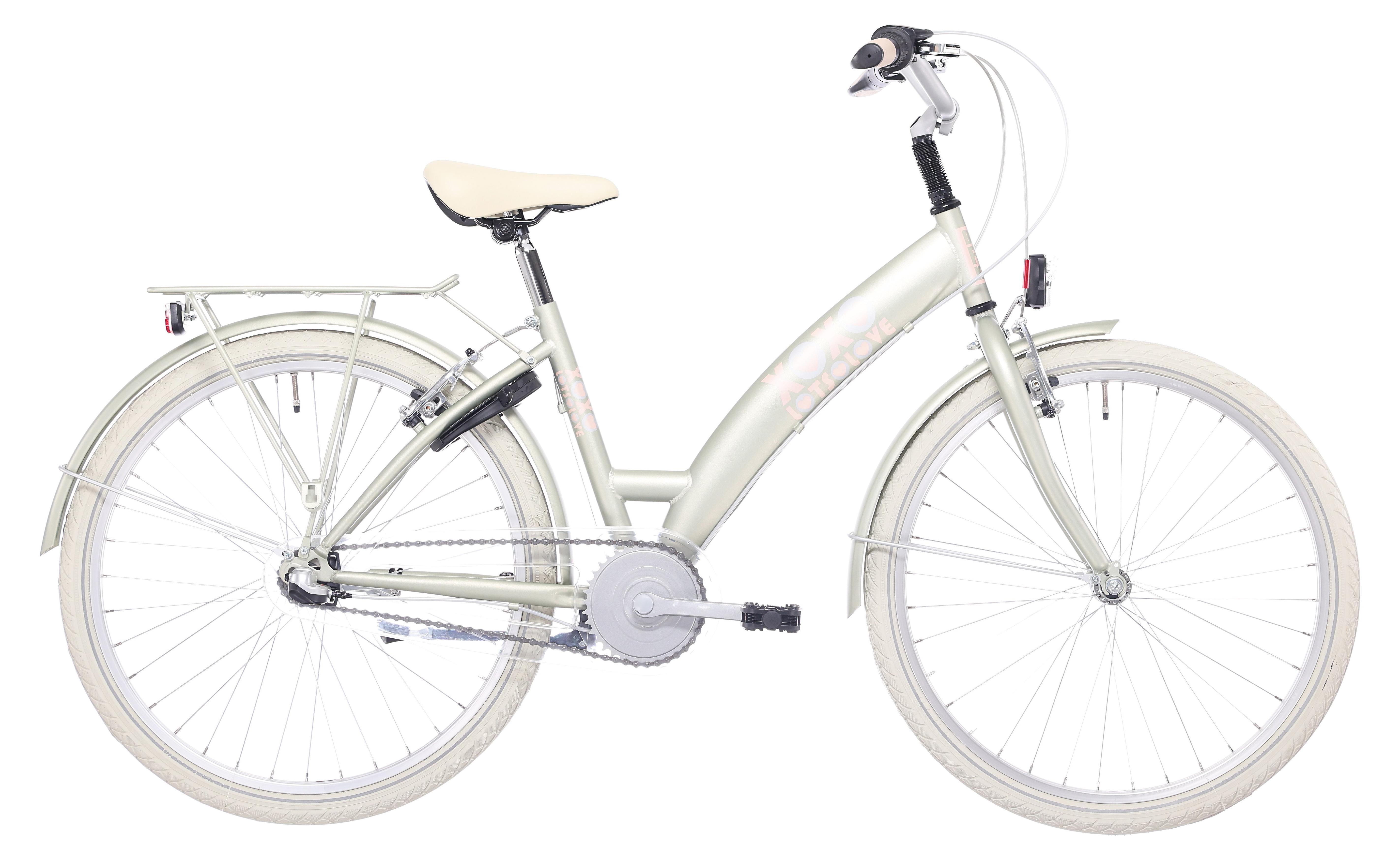 Bikefun Kinderfahrrad Lots of Love 24 Zoll mit Nexus 3-Gang-Bremsnabe - Desert Sage