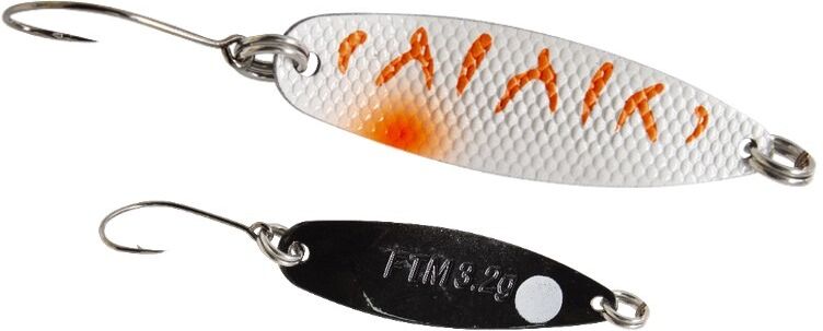 Ftm Trout Spoon Hammer 3,2 Gr.-Uv Hvid/sort