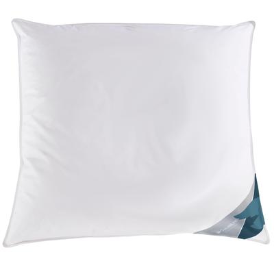 Federkissen HAEUSSLING "Kuscheltraum Kissen medium, in 40x80 & 80x80 cm", weiß, B:80cm L:80cm, Bezug: 100% Baumwolle. Füllung: 85% Federn, 15% Daunen, Kopfkissen, Kopfkissen mit Milbenbarriere – geprüfter Schutz für Allergiker