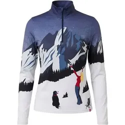 KRIMSON KLOVER Baselayer Powder Hound Top, Größe XL in Schwarz Schwarz