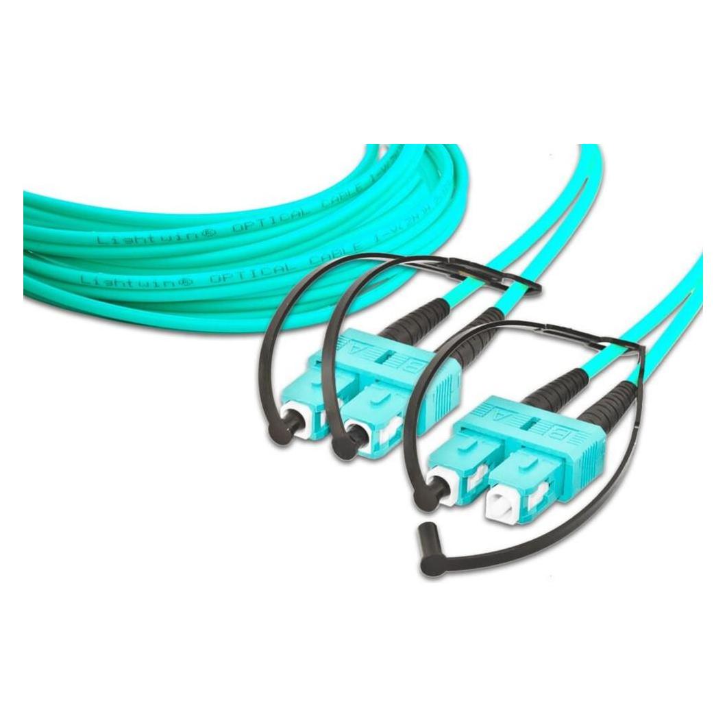 Lightwin High Quality Duplex LWL Patchkabel, MM OM3, SC (4 m) (LDP-50 SC-SC 4.0 OM3)