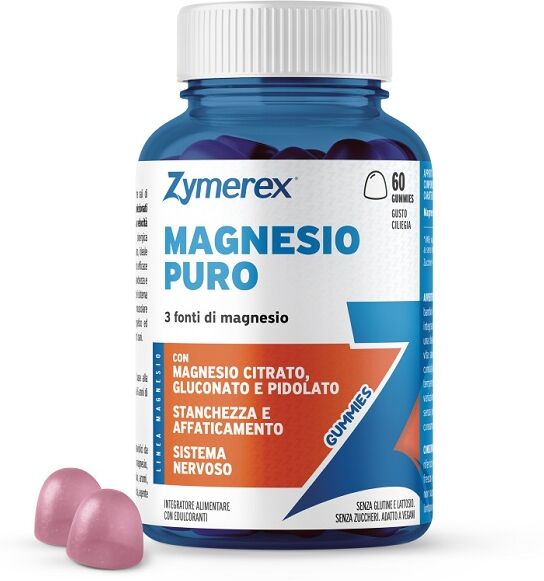 WILCO FARMA Srl SU Zymerex MAGNESIO PURO, 60 Gummies