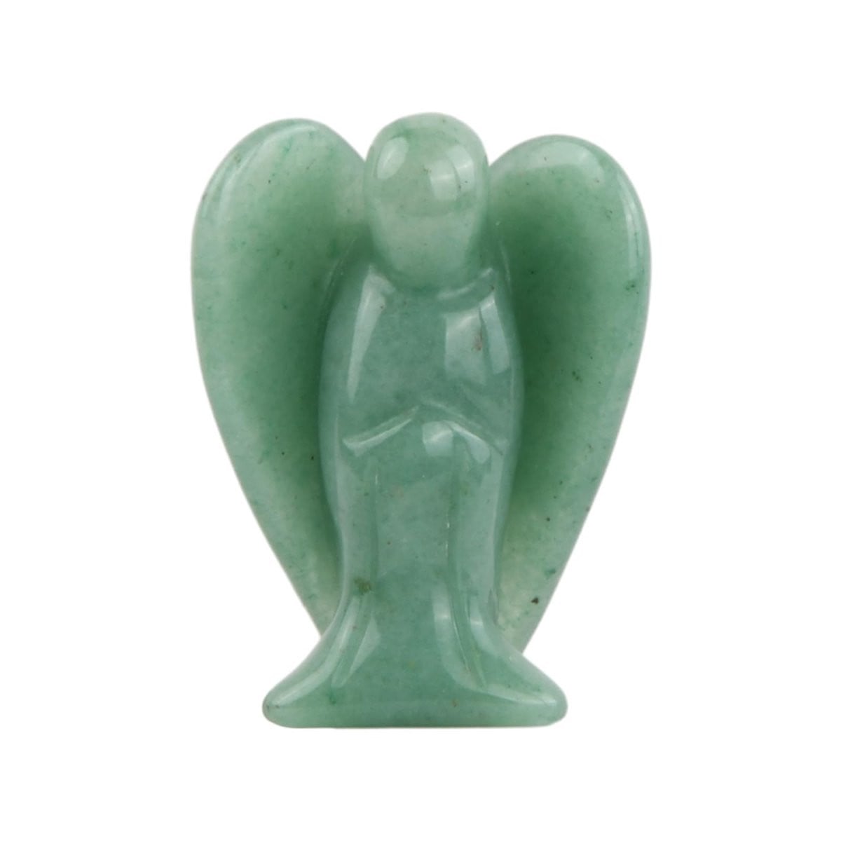 Beschermengel Figuur van Natuurlijke Kristal Edelsteen - 38mm Decoratie voor Liefde, Vrede en Genezing