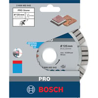 PRO Stone Diamanttrennscheibe, Ø 125mm Bohrung 22,23mm