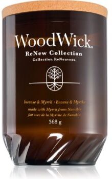Woodwick Renew Incense & Myrrh vela perfumada 368 g. Renew Incense & Myrrh
