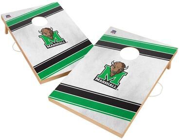 Skip's Garage Marshall Thundering Herd 2x4 Tailgate Cornhole Boards