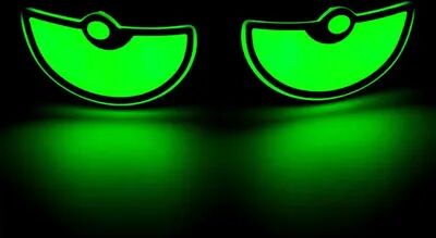Modern Mode Marketplace Universal LED Devil Eyes Lights For Car And Motorcycle Headlight Accent green