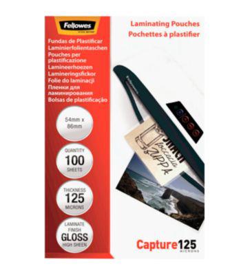 FELLOWES Laminierfolien, Credit-Card, 54 x 86 mm, 100 Stück