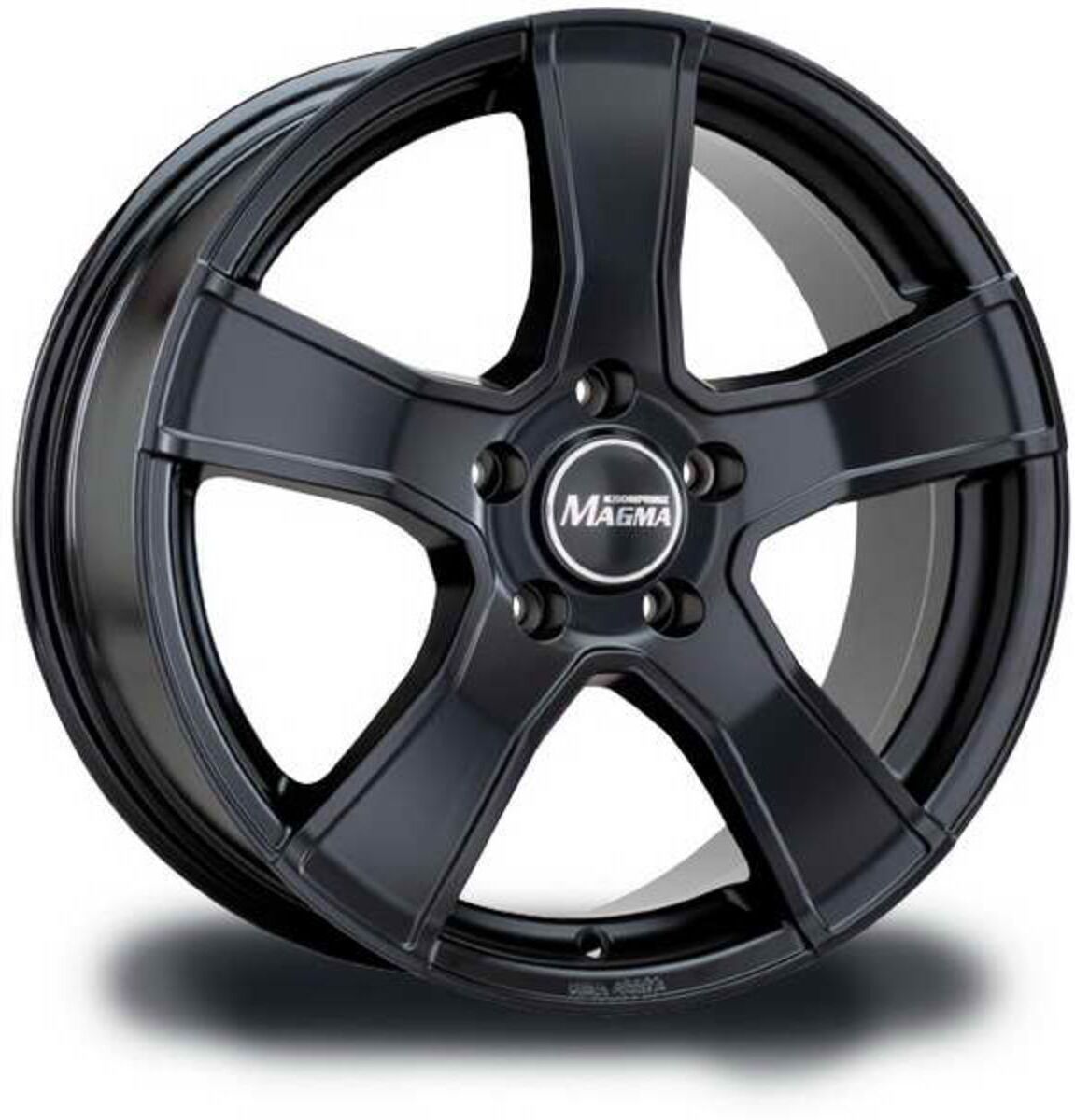 Alufelge 16 zoll MAGMA Tezzo 5x105 6,5J ET38, Farbe Schwarz Matt