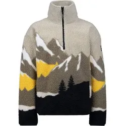 BRUNOTTI Kinder Rolli Rodrigy-Print Boys Fleece, Größe 140 in Schwarz Schwarz
