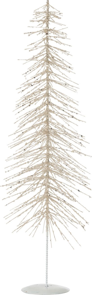 J-Line Decoratieve Kerstboom Dreams in Ivoor