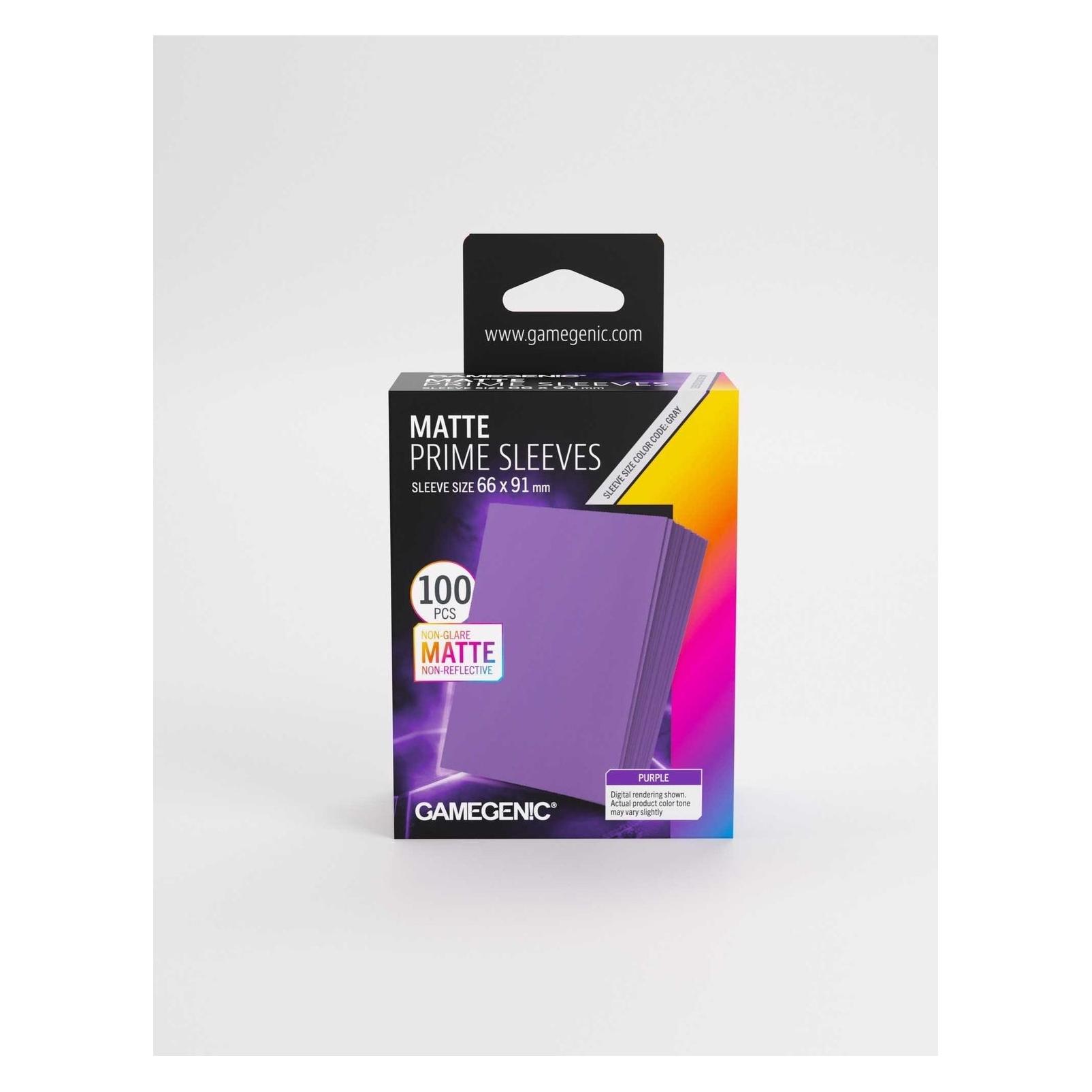 Gamegenic : Matte Prime Sleeves (66x91 mm) - Purple - 100 sztuk (GGS10153ML)