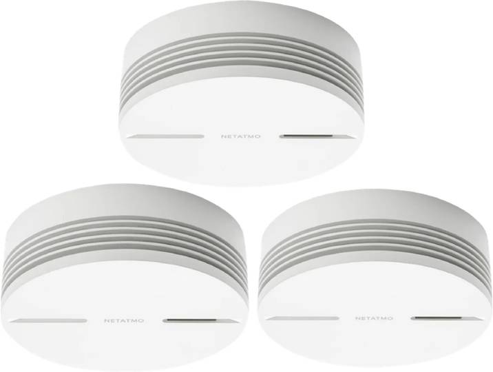 Netatmo Slimme Rookmelder (10 jaar) 3-Pack