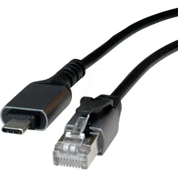 VALUE 12991166 - Netzwerkadapter, Kabel, USB Typ C, Gigabit Ethernet, 1,5 m