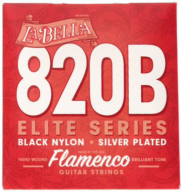 La Bella 820B Black Nylon Flamenco Str.