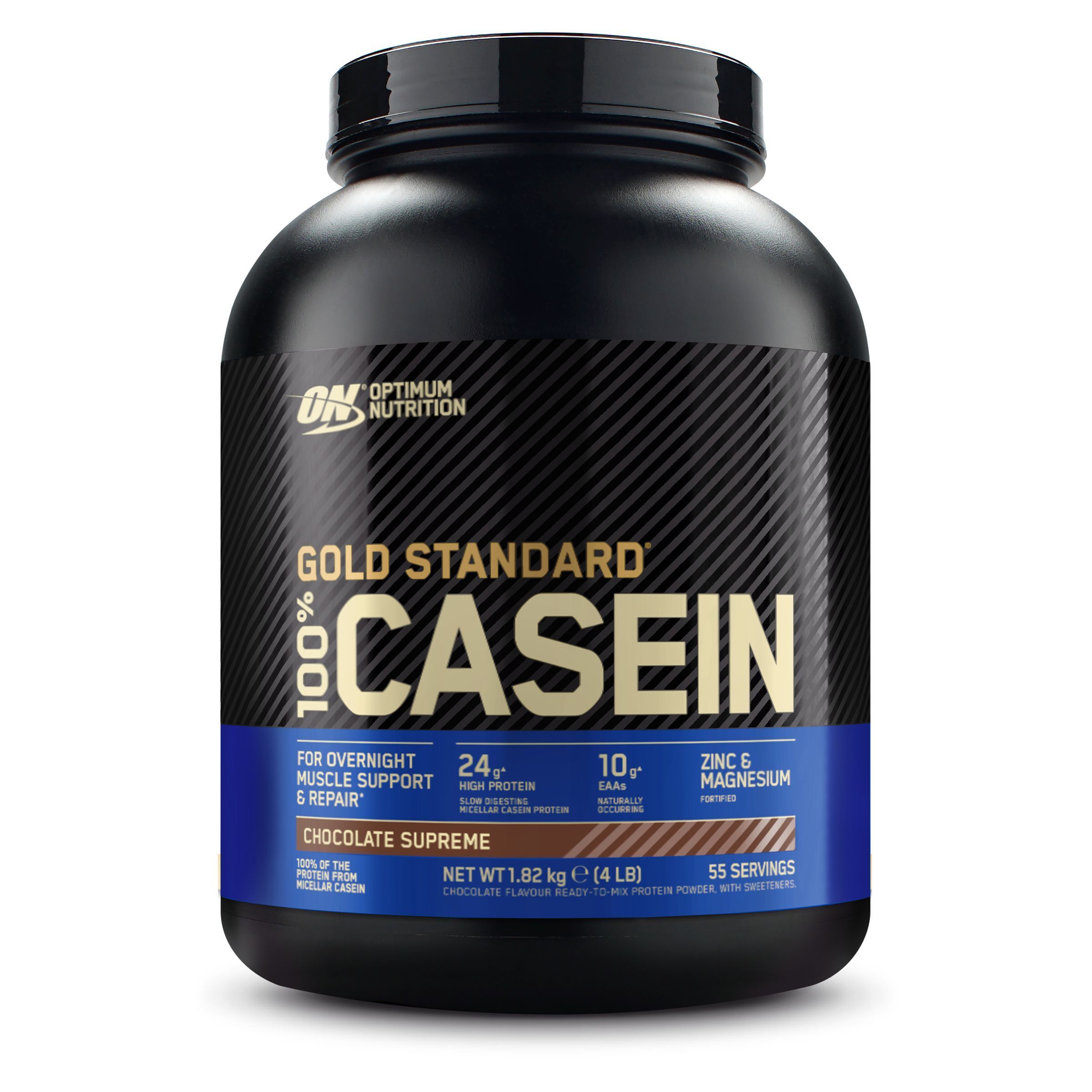 Optimum Nutrition 100 % Casein, Chocolate Supreme, Pulver 1820 g Puder