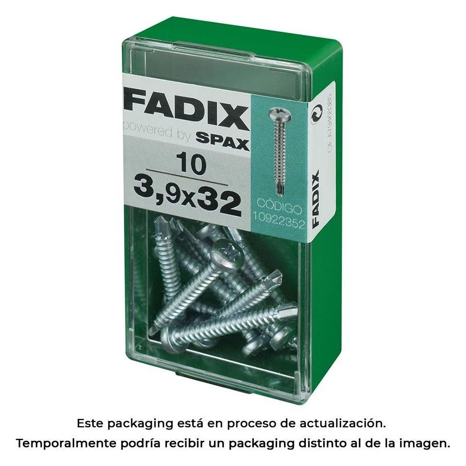 Fadix Schachtel s 10 Stück. Schraube mit Gewinde Blatt cr autot. 3.9x32mm (10 Stk., 32 mm) (49446494)
