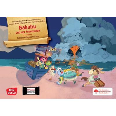 Bakabu und der Feuervulkan. Kamishibai Bildkartenset, Set von Ferdinand Auhser, Don Bosco