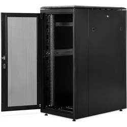 Digitus 26HE Serverschrank, Unique Server-N 1342x600x1000 mm, schwarz (RAL 9005) (26 HE, 19 Zoll Rack), Serverschrank, Schwarz