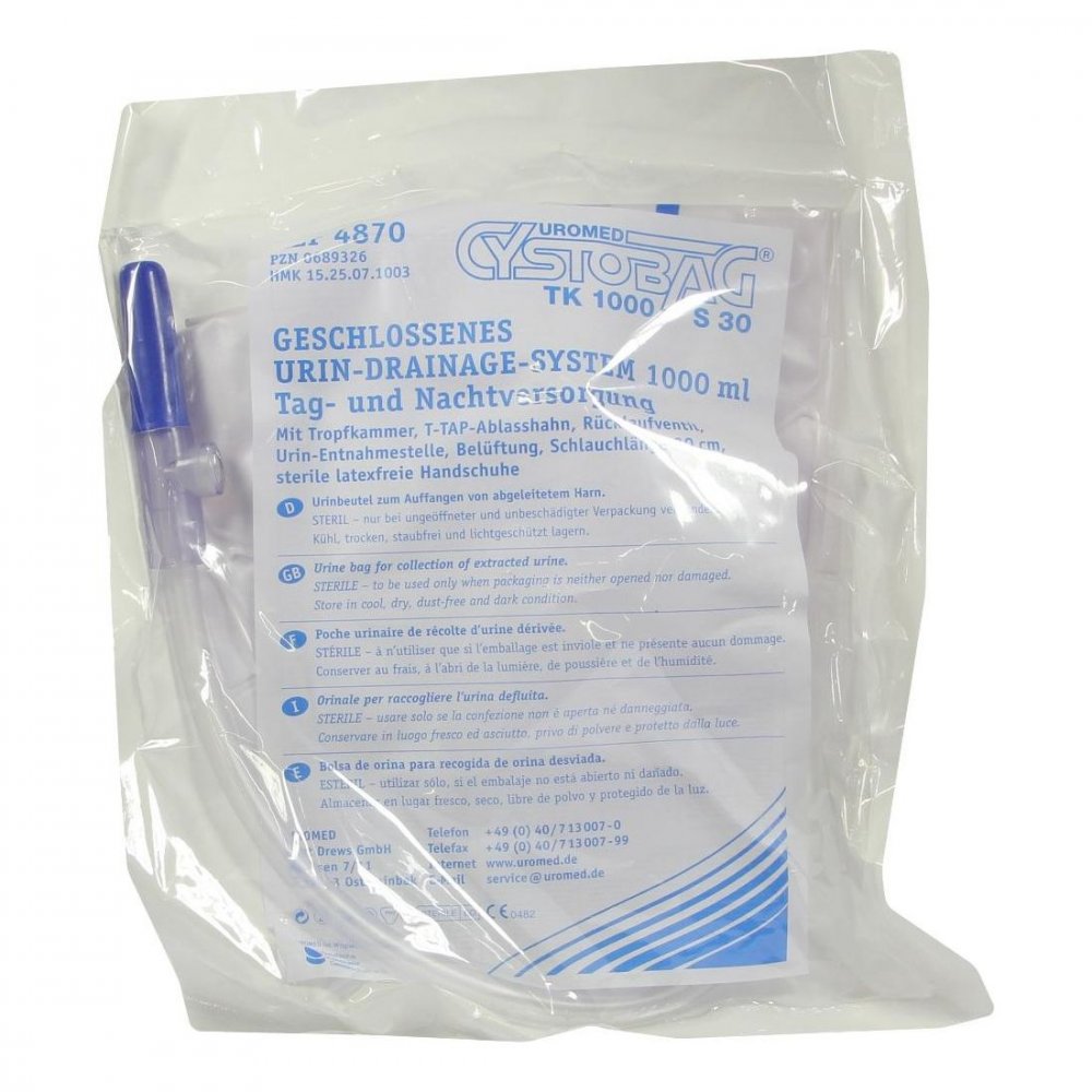 UROMED Kurt Drews KG Cystobag Tk 1000 S30 4870 Beutel 00689326