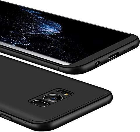 Cofi 3-in-1 Telefoonhoesje voor iPhone 7 - Zwart - 360° Volledige Bescherming