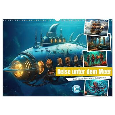 Reise unter dem Meer (Wandkalender 2026 DIN A3 quer), CALVENDO Monatskalender