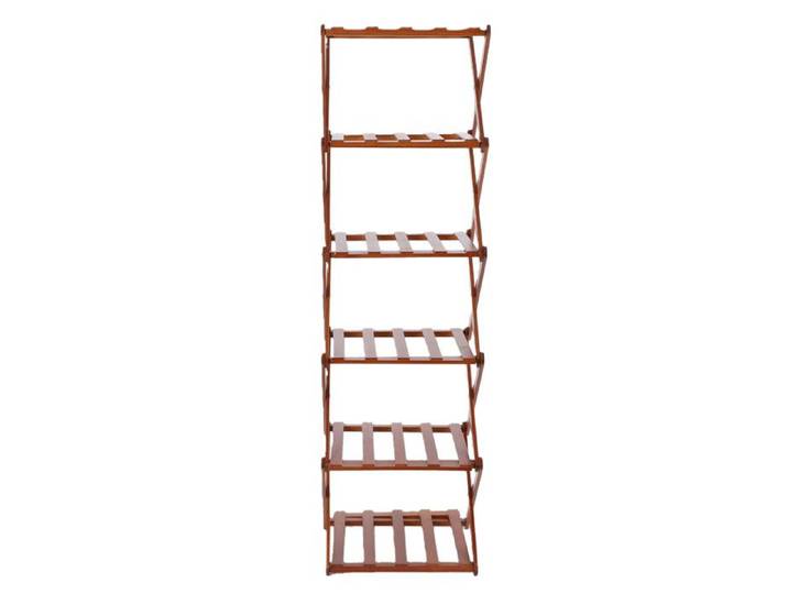 Étagère à chaussures pliable à 6 niveaux étagère à chaussures haute et étroite sans assemblage pour coin d'entrée chambre à