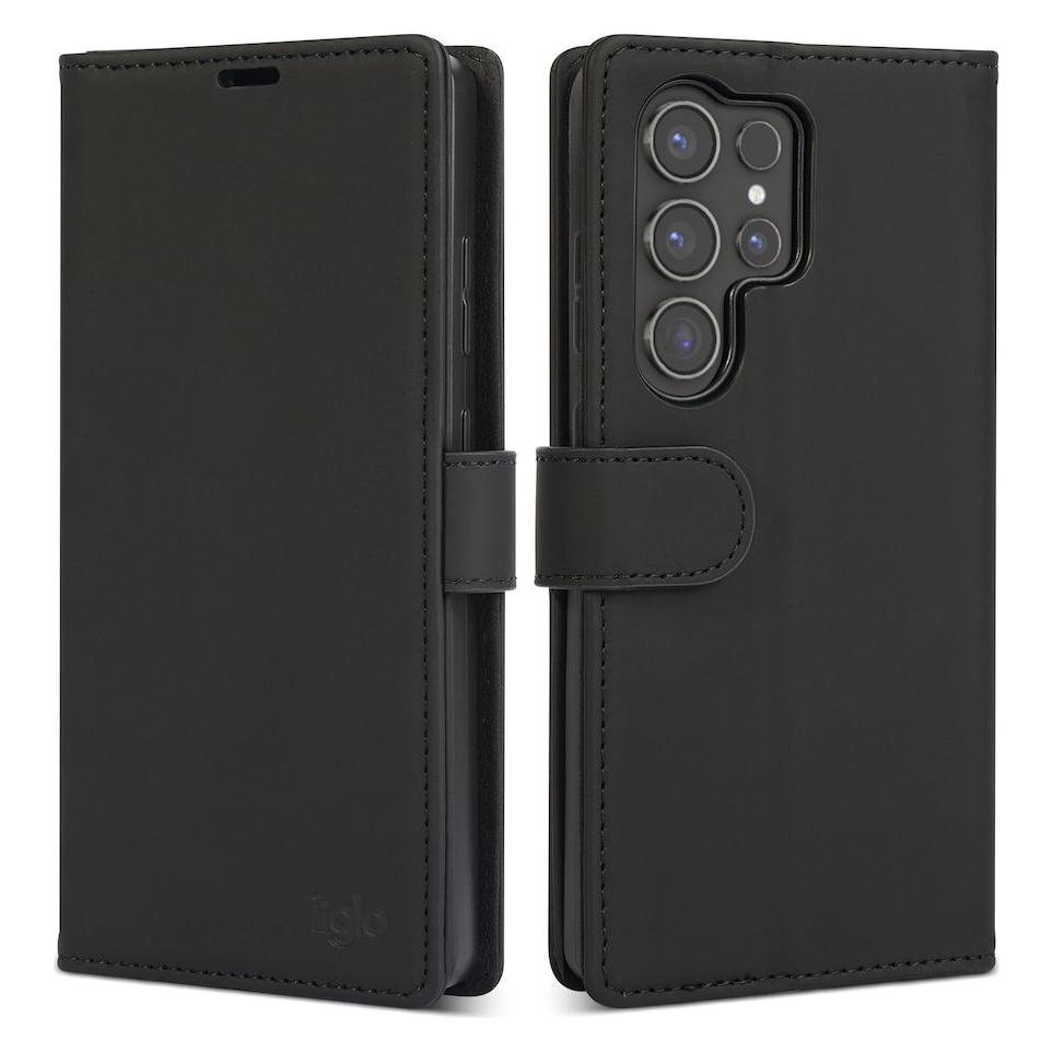 Iiglo Galaxy S25 Ultra Wallet cover (sort) (Samsung Galaxy S25 Ultra) (II-S25U-WCASE)